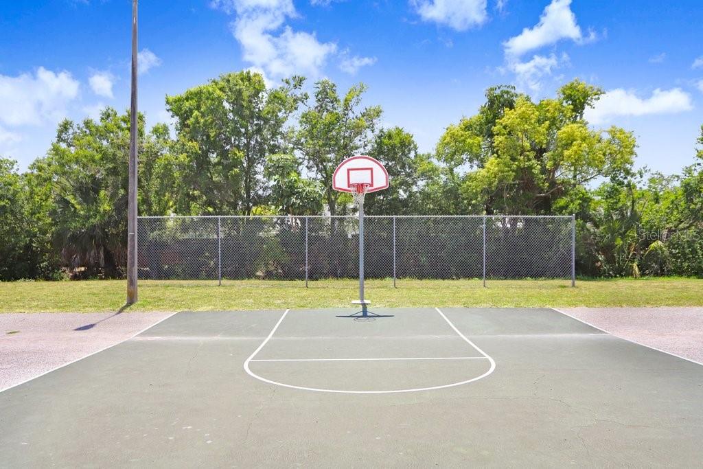 Community basketball court