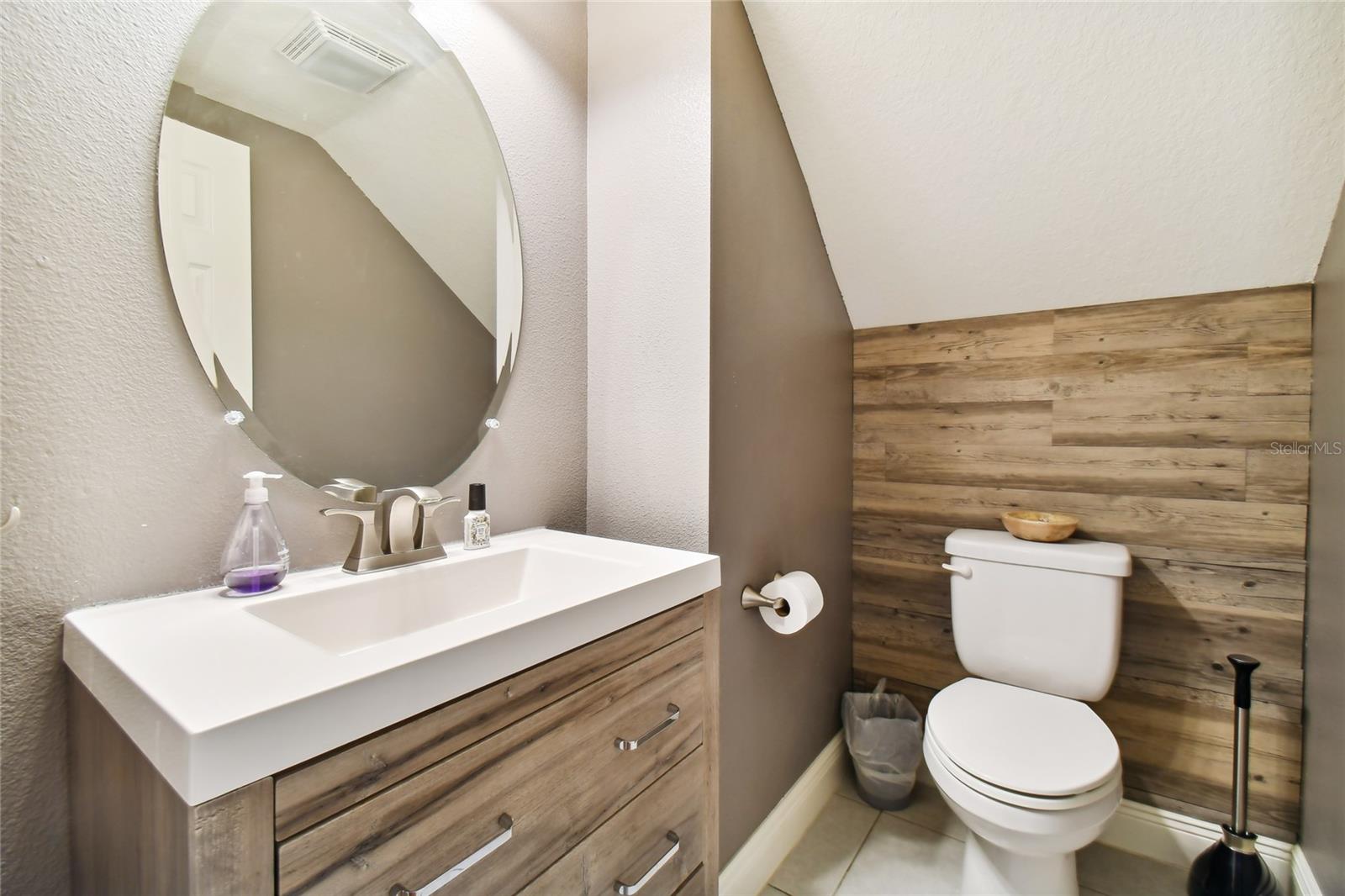 half bath downstairs off Living area