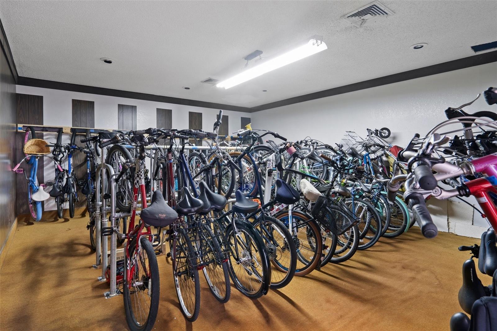 BIKE STORAGE IN CLUBHOUSE