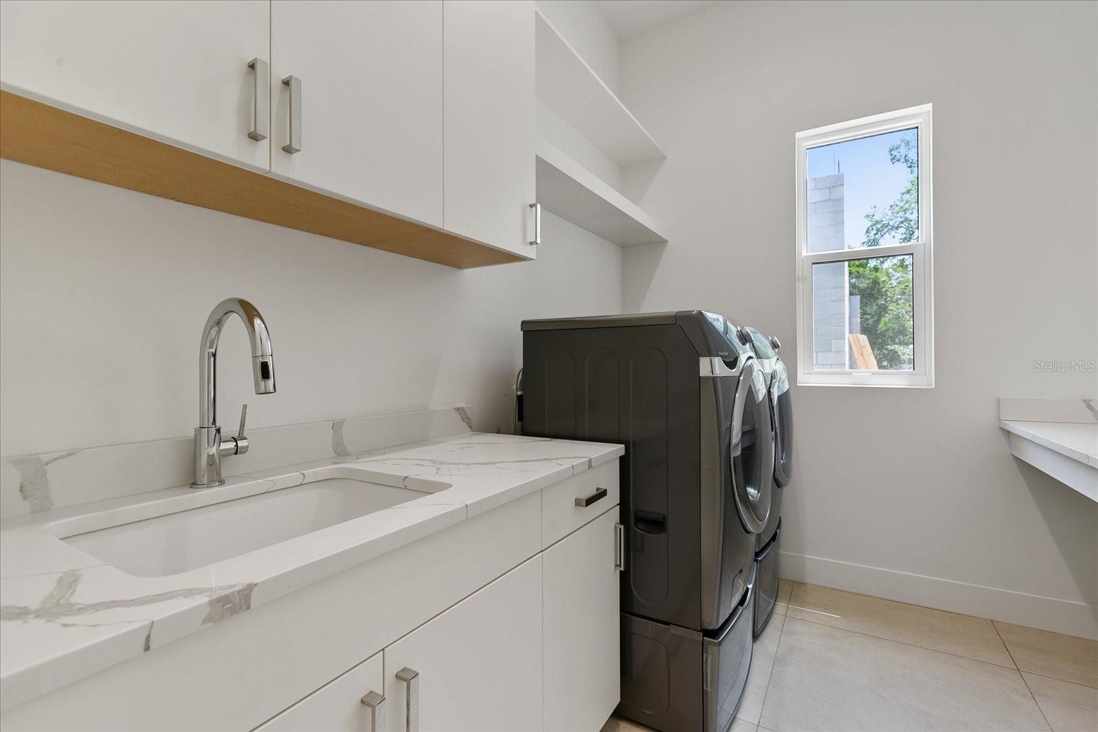 Two Laundry Rooms in Home