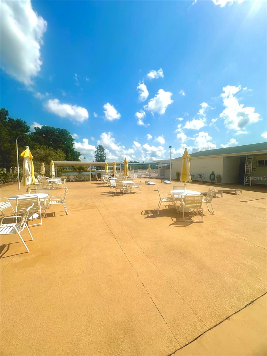 Pool & grilling area