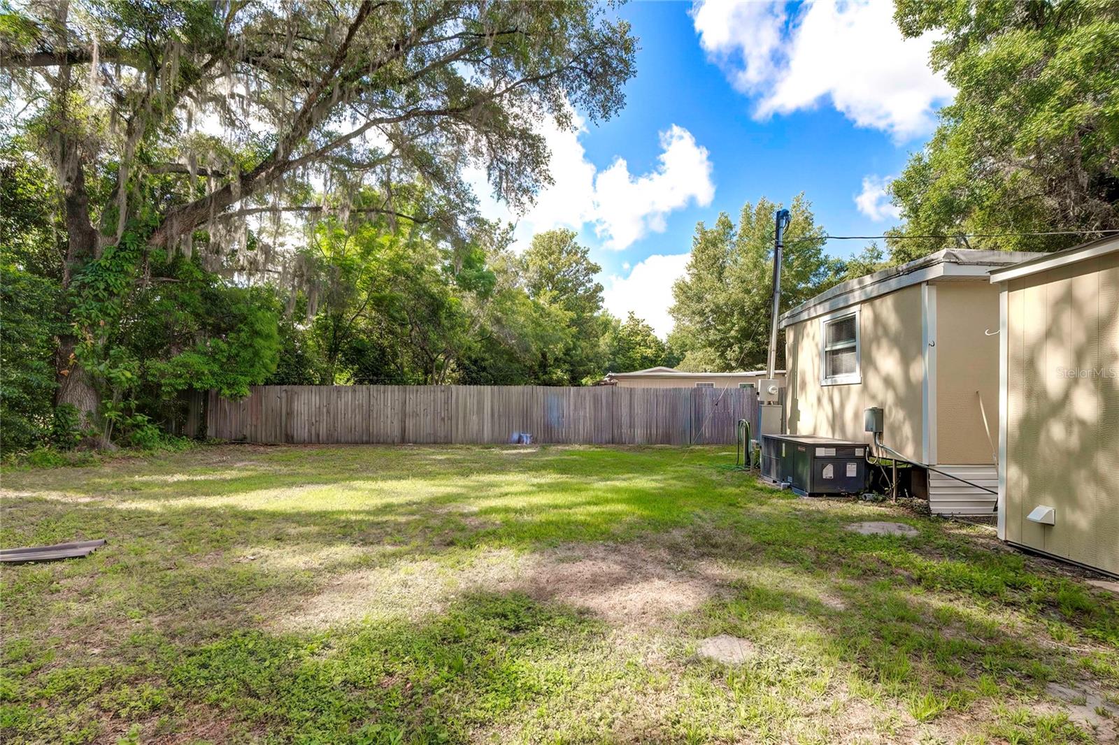 view of backyard