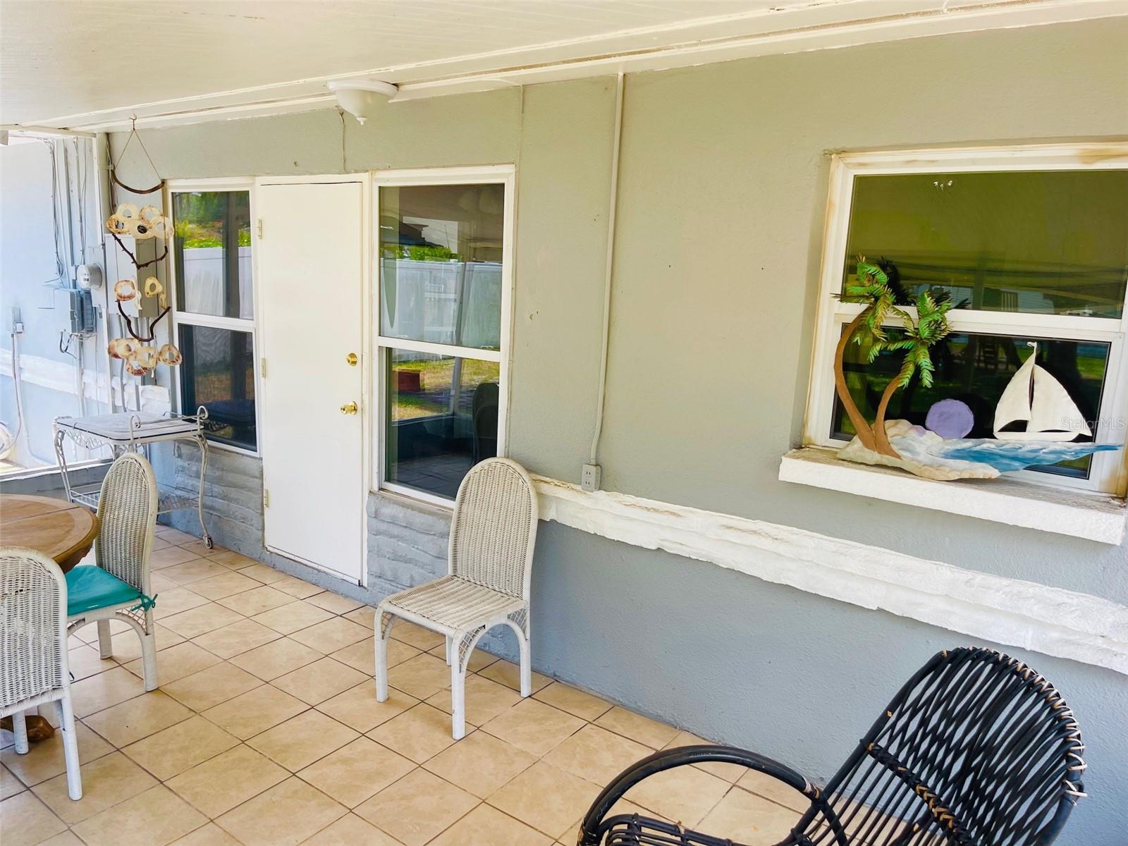 Patio, view from east side