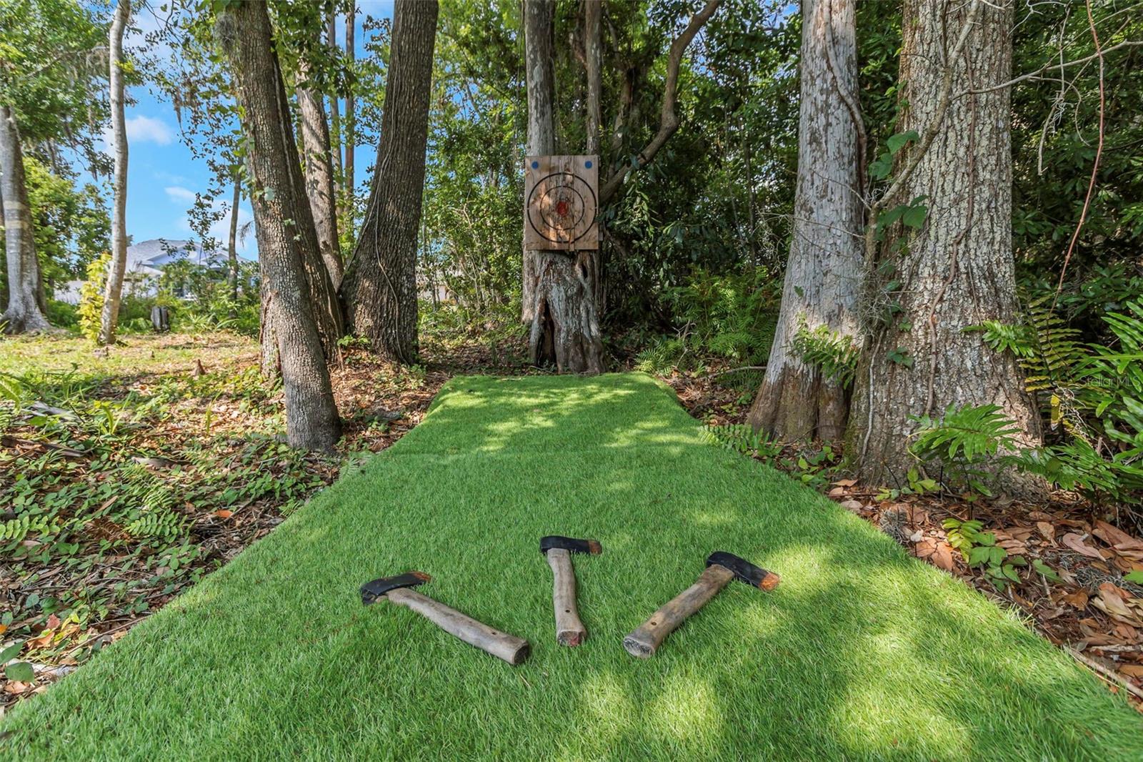 Yes, that's right. The property has its own AX Throwing activity. Have fun target throwing while letting go daily stress and having fun too!