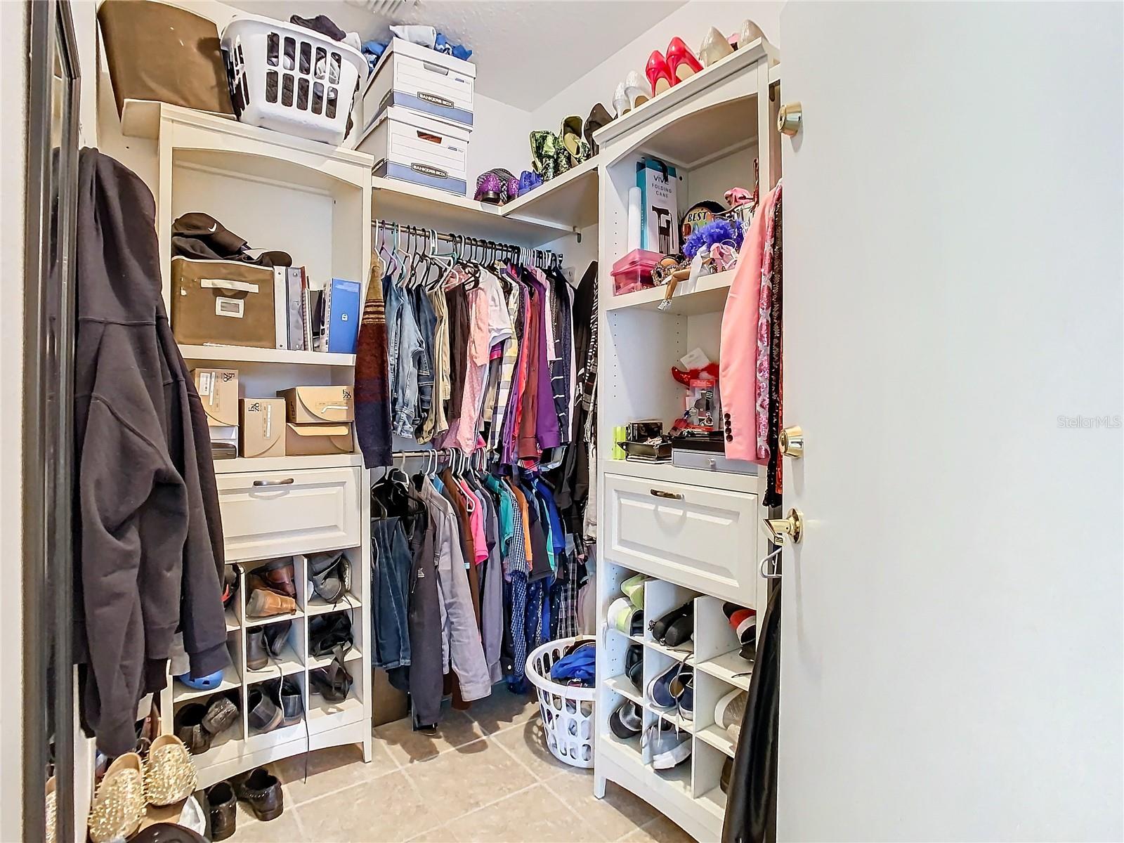 Primary bedroom closet