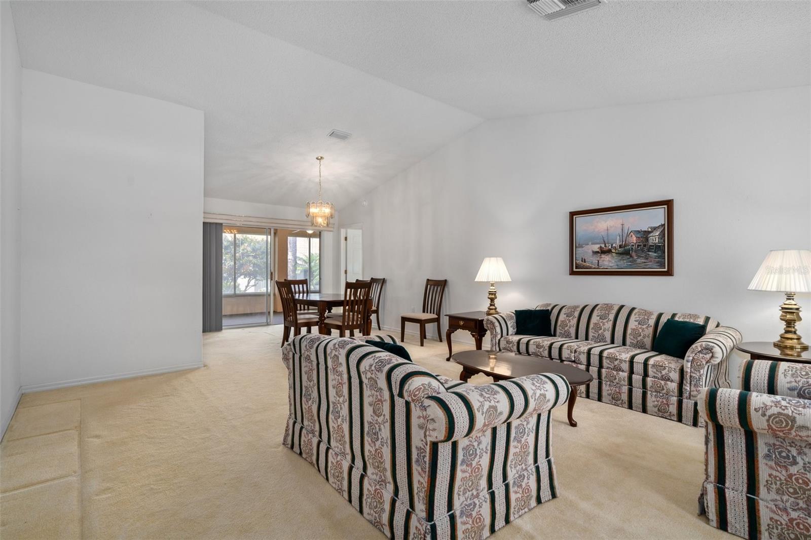 Living Room to Enclosed Lanai