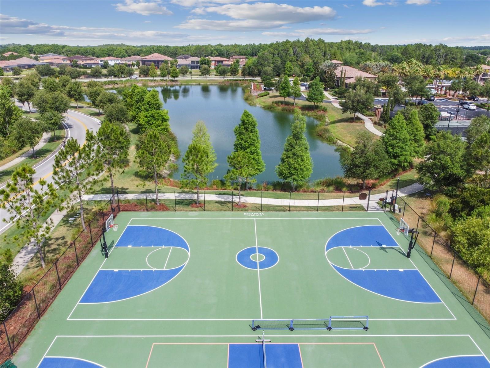 Pickell Ball and Basketball Courts