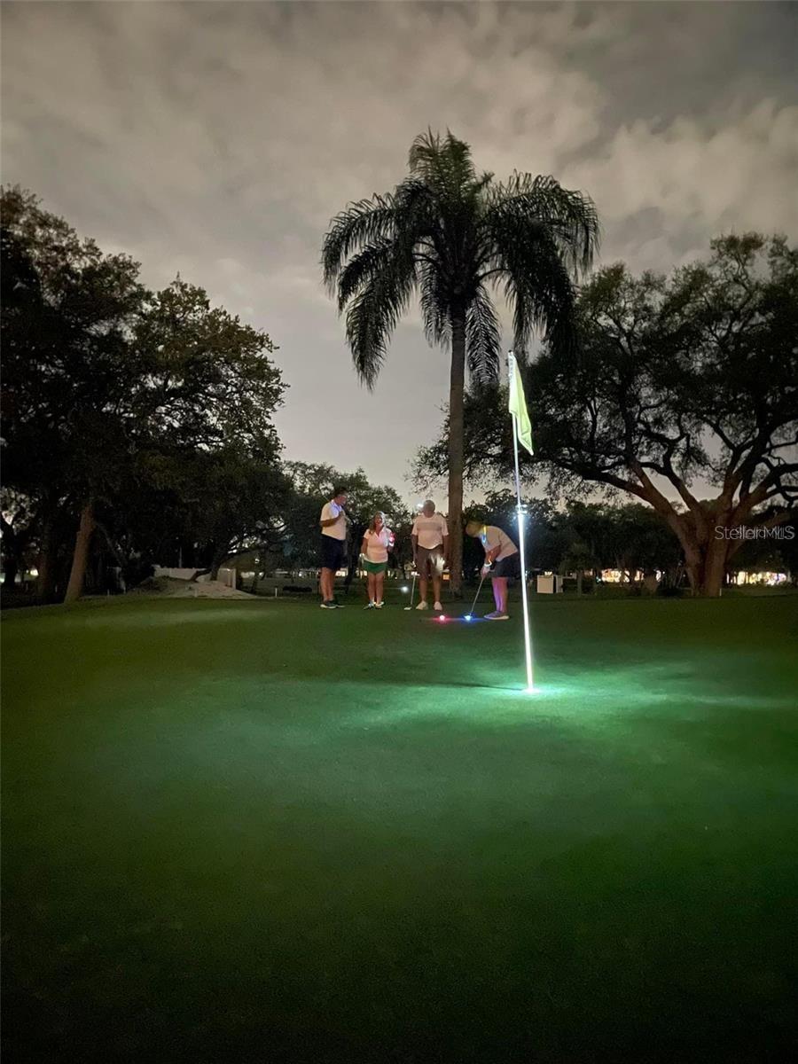 Night golf scramble