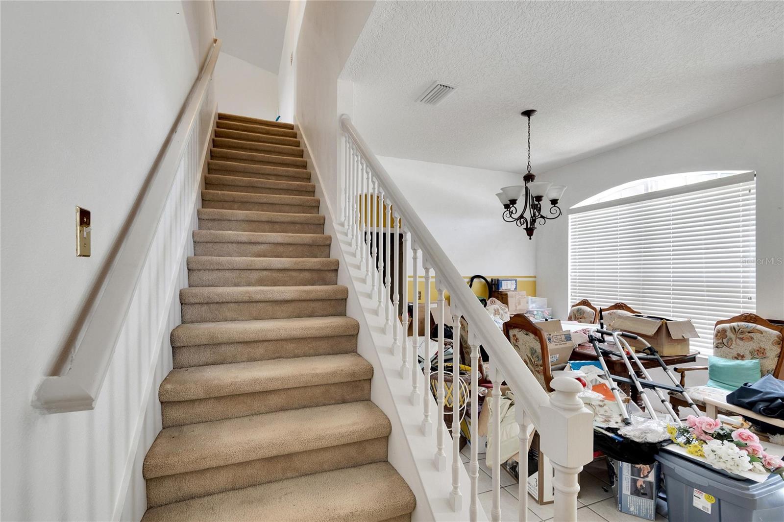 Stairway leading to the Multi-Purpose Loft