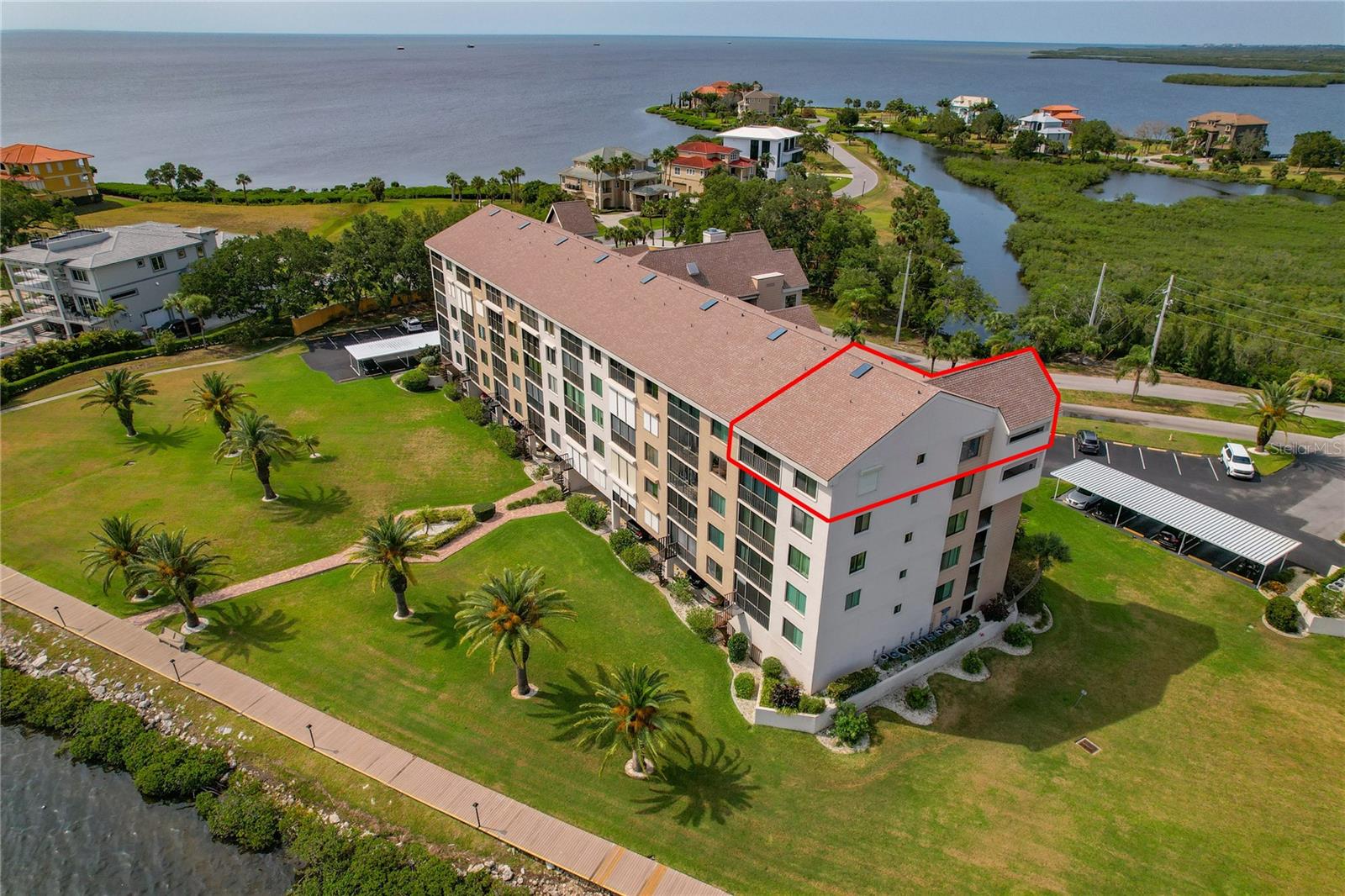 Aerial Condo Building View