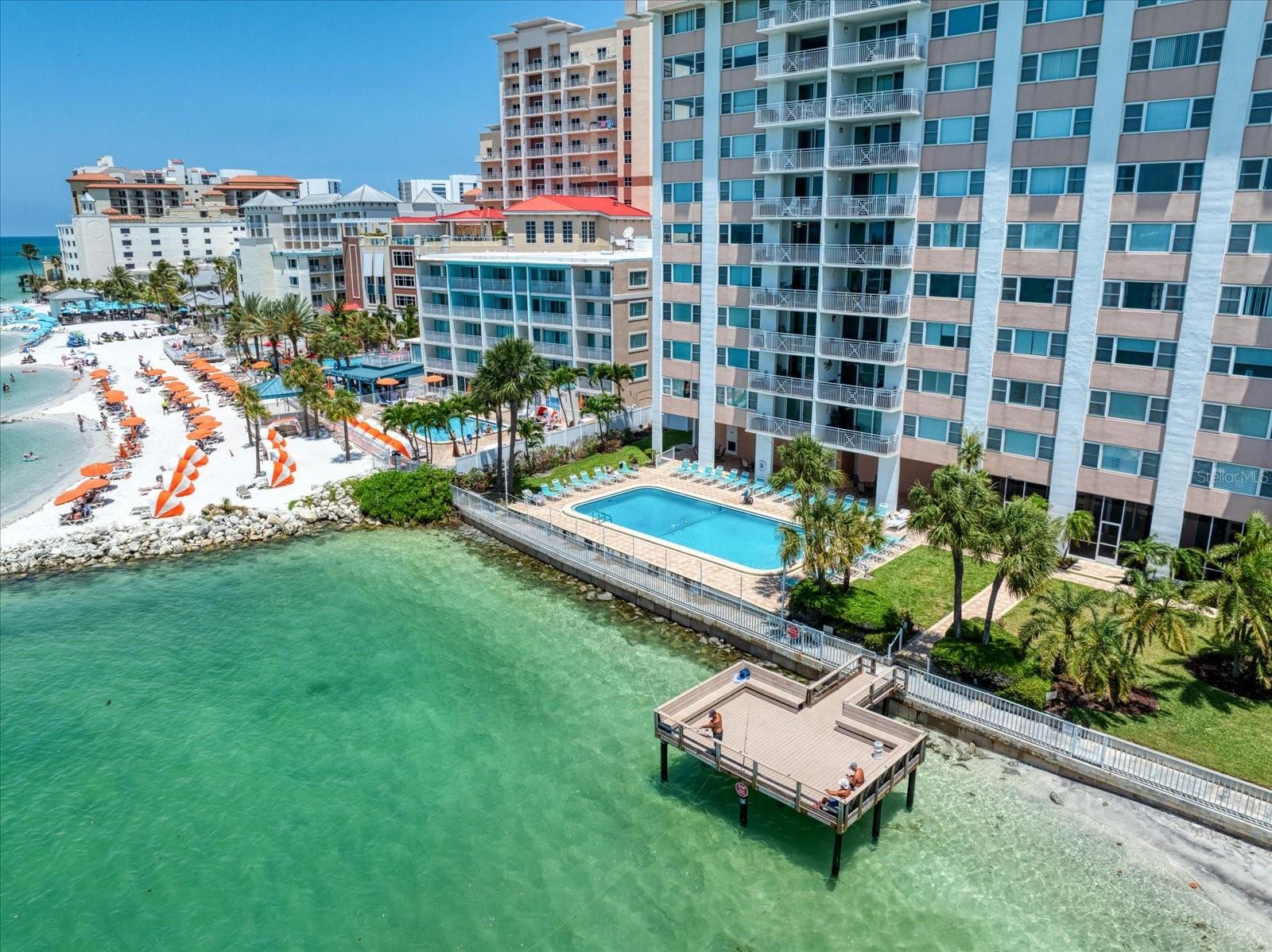 Private Beach and Private Pier