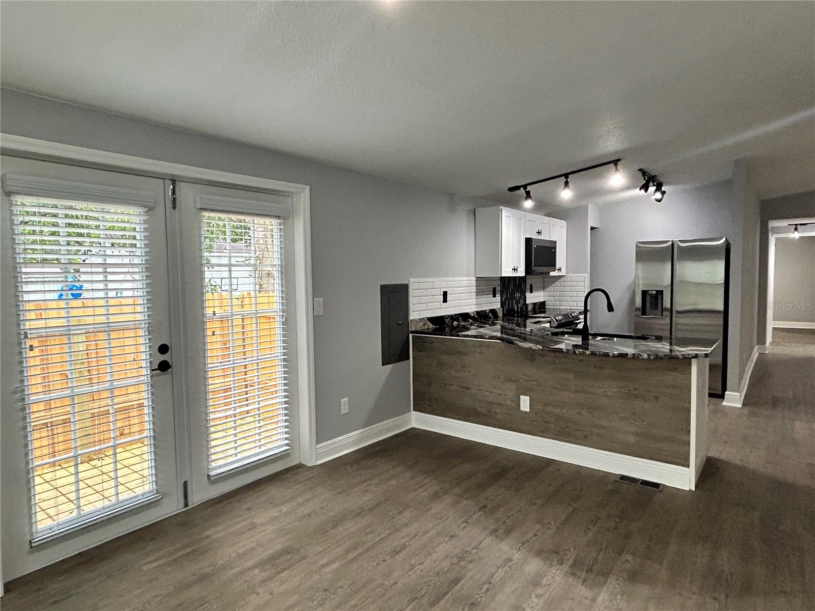 Dining area within the kitchen