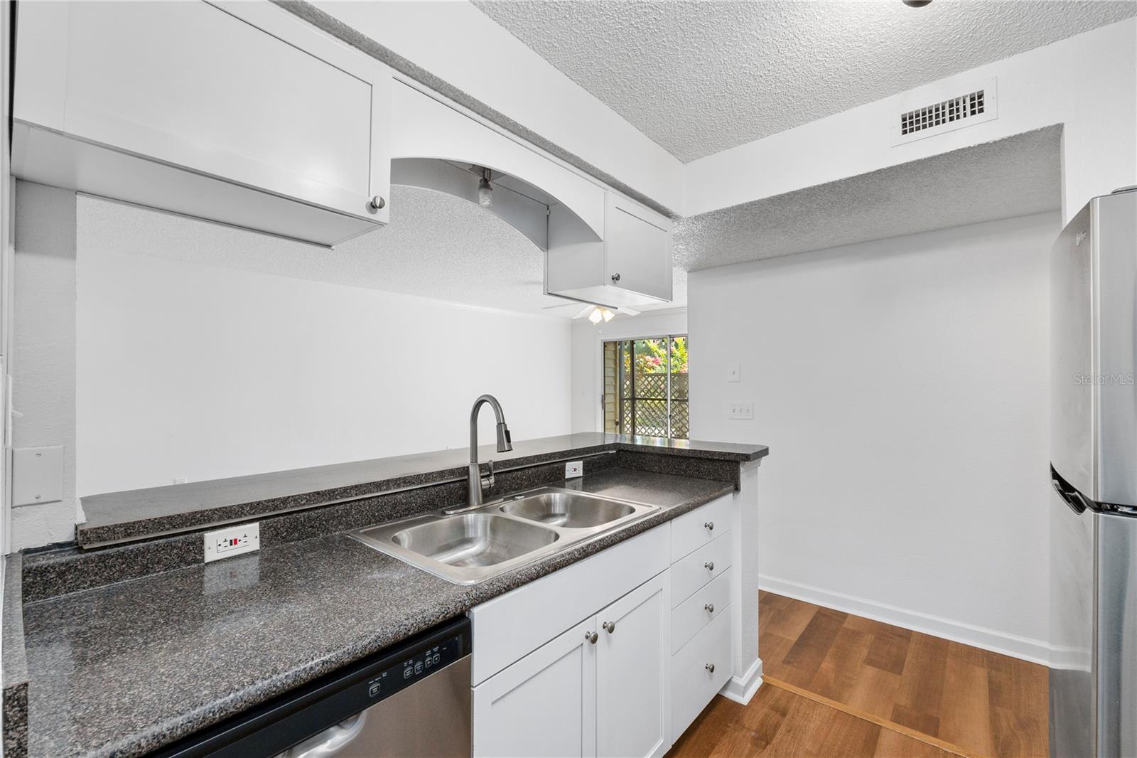 Kitchen is freshly painted