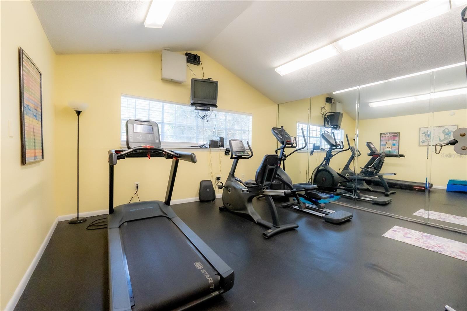 A Gym steps away and included in your monthly fee