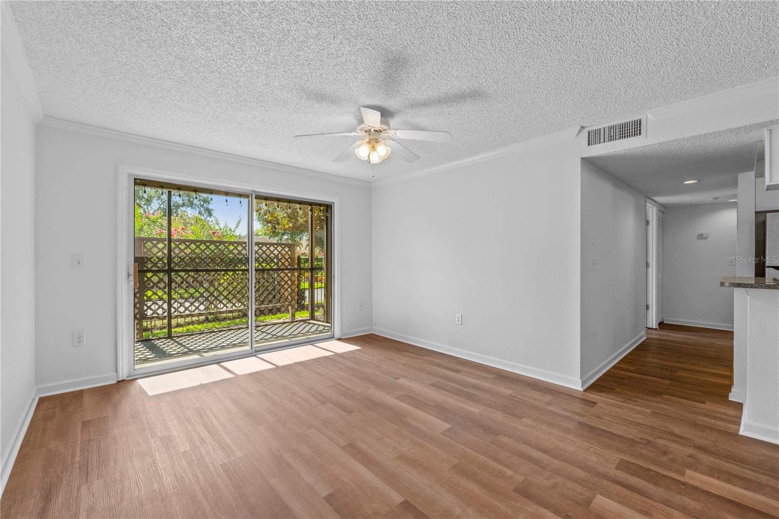 Private Balcony with storage