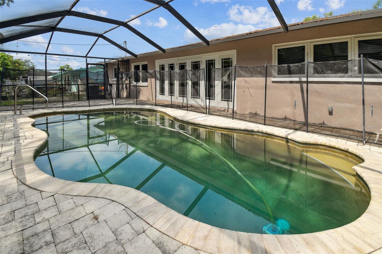 Backyard pool & pavers