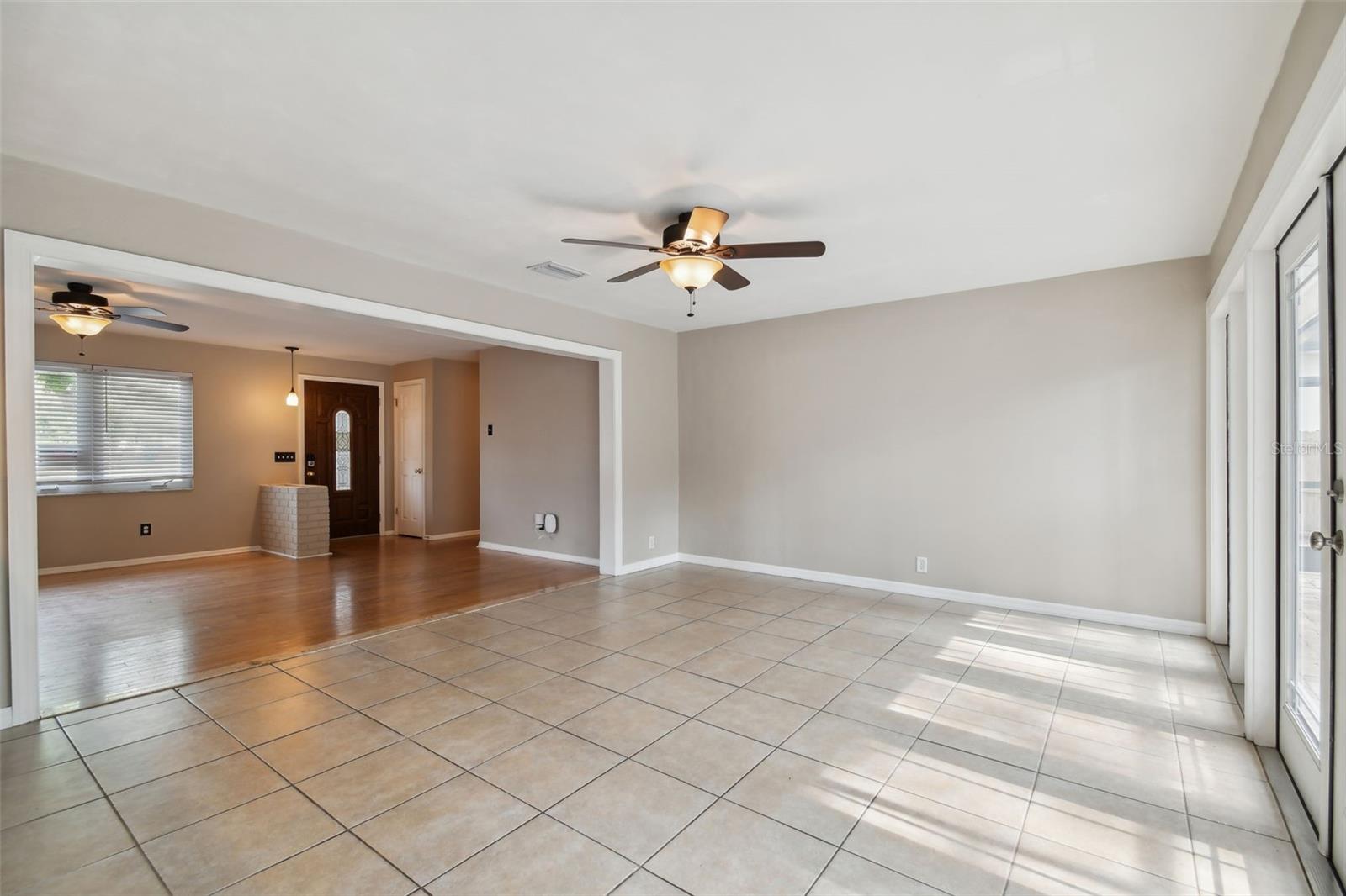 Dining-Family Room off living room