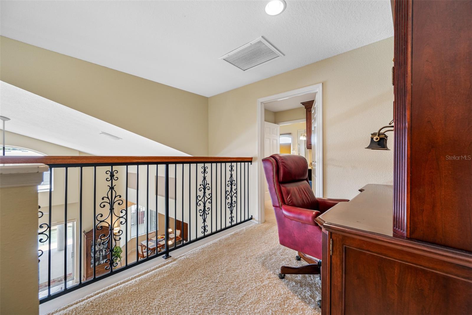 Loft with desk area