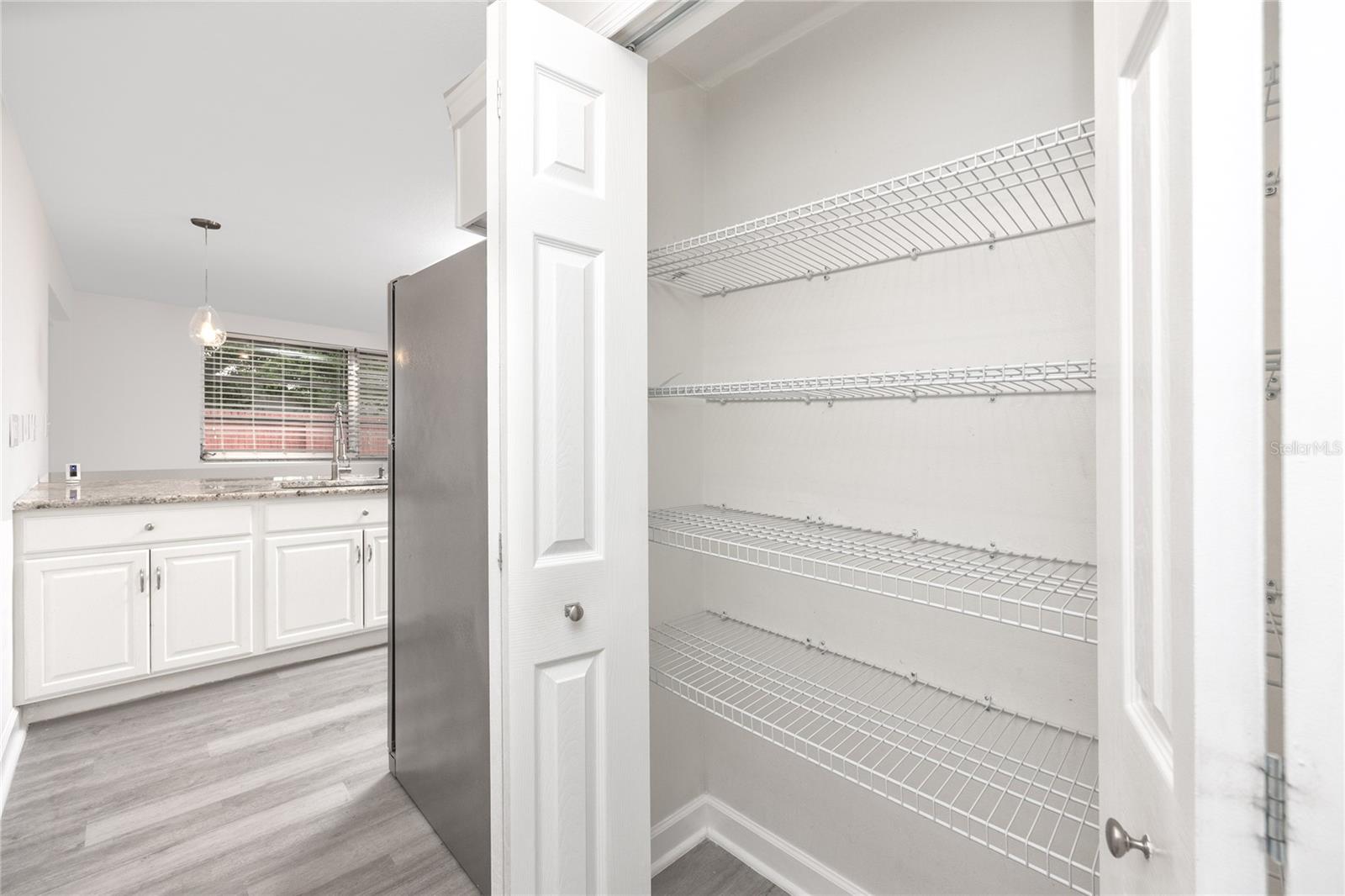 Extra Pantry off Kitchen