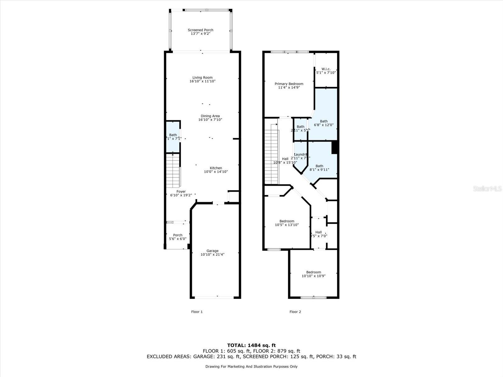 Floorplan with Dimensions