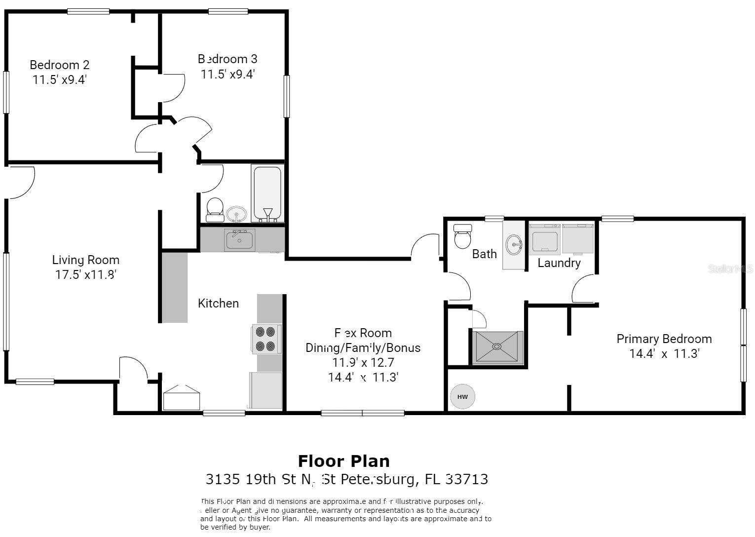 Floor Plan 3135 19th St N, St Petersburg, FL