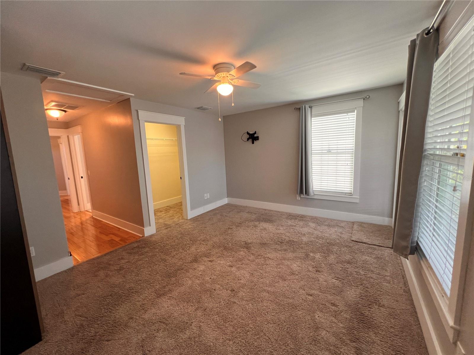 Primery bedroom with closet