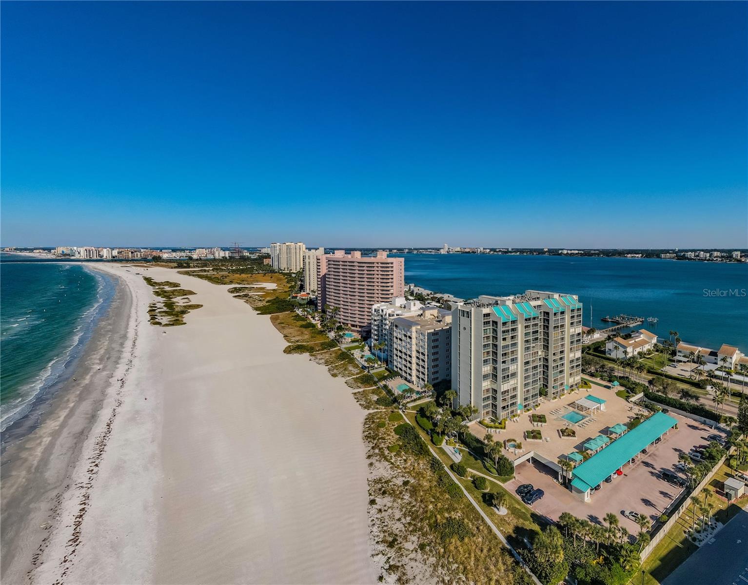 Looking North to Clearwater Beach & Pier 60