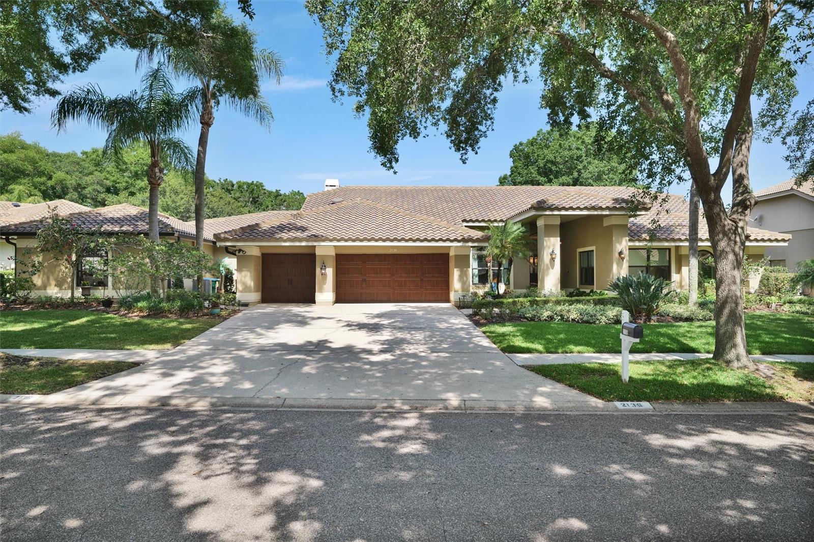 3 car garage with plenty of storage room.