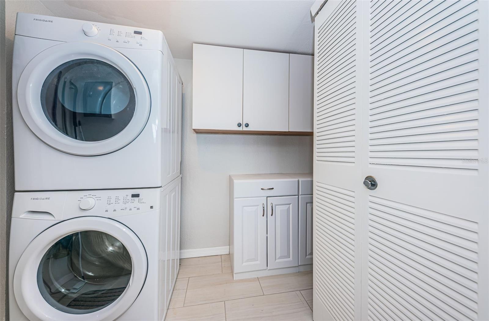 Laundry Room W/Extra Storage Space!