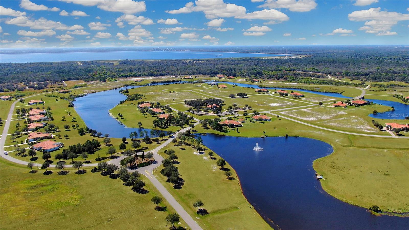 Aerial View of Lake Toscana