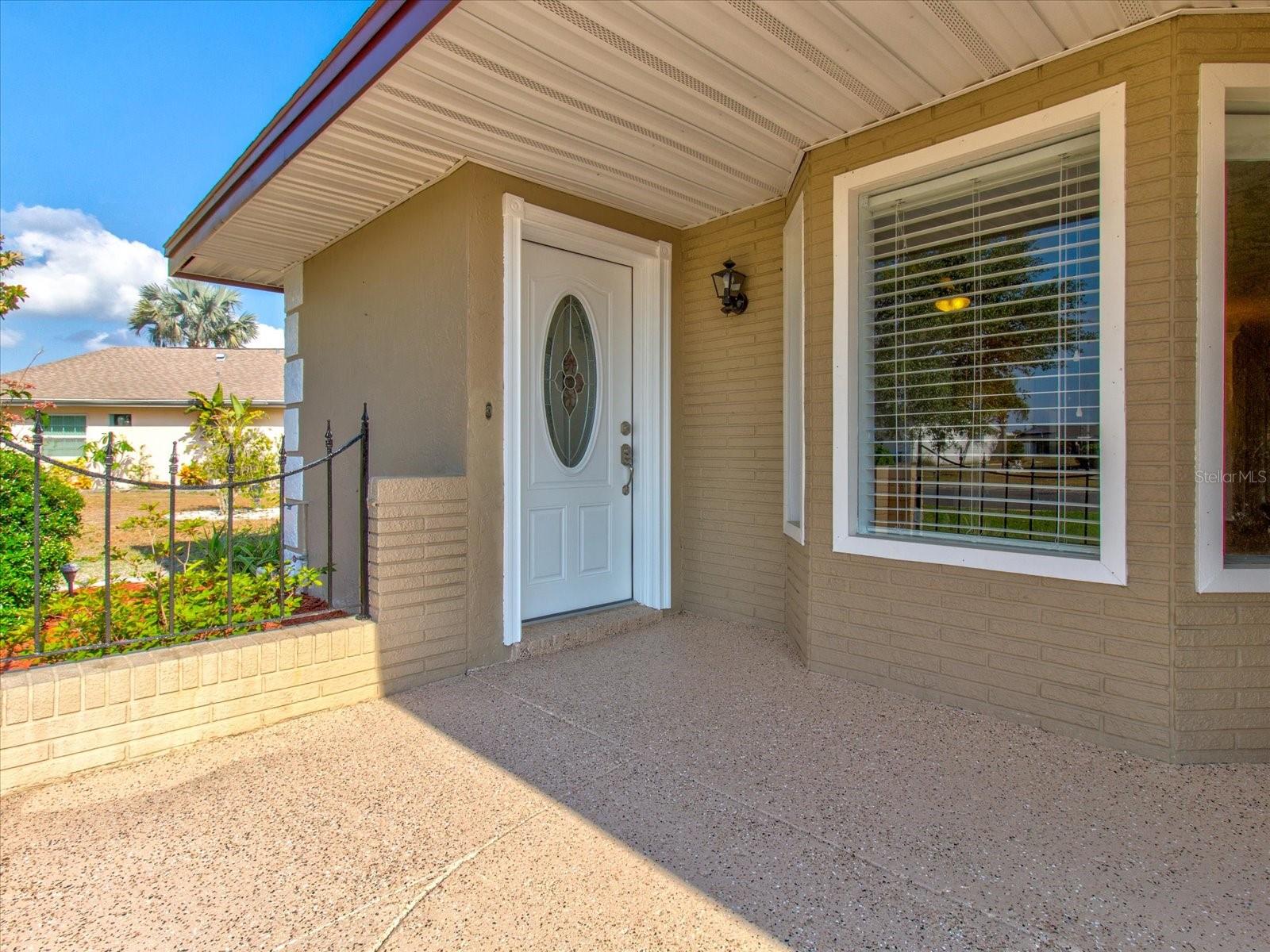 Front Entry and Porch like sitting area