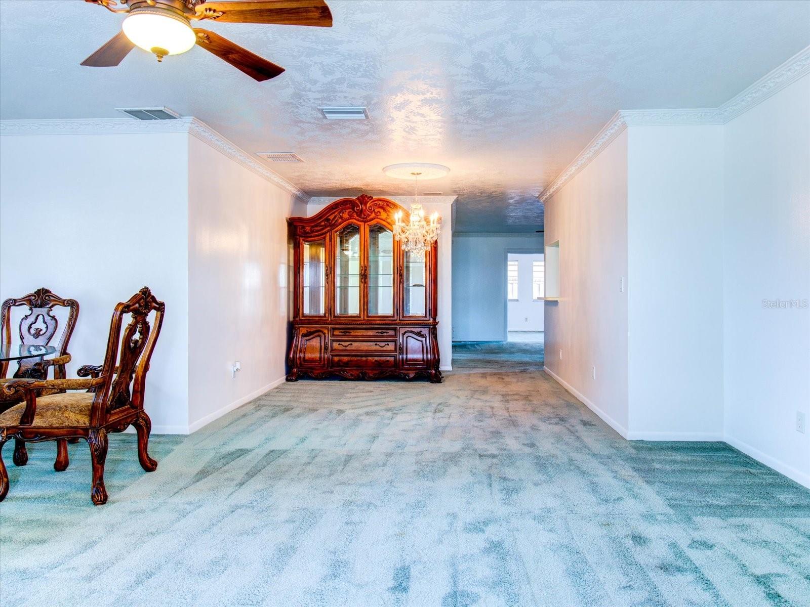 View at Entry looking toward TV Room and Bedroom #3 "or" Media Room