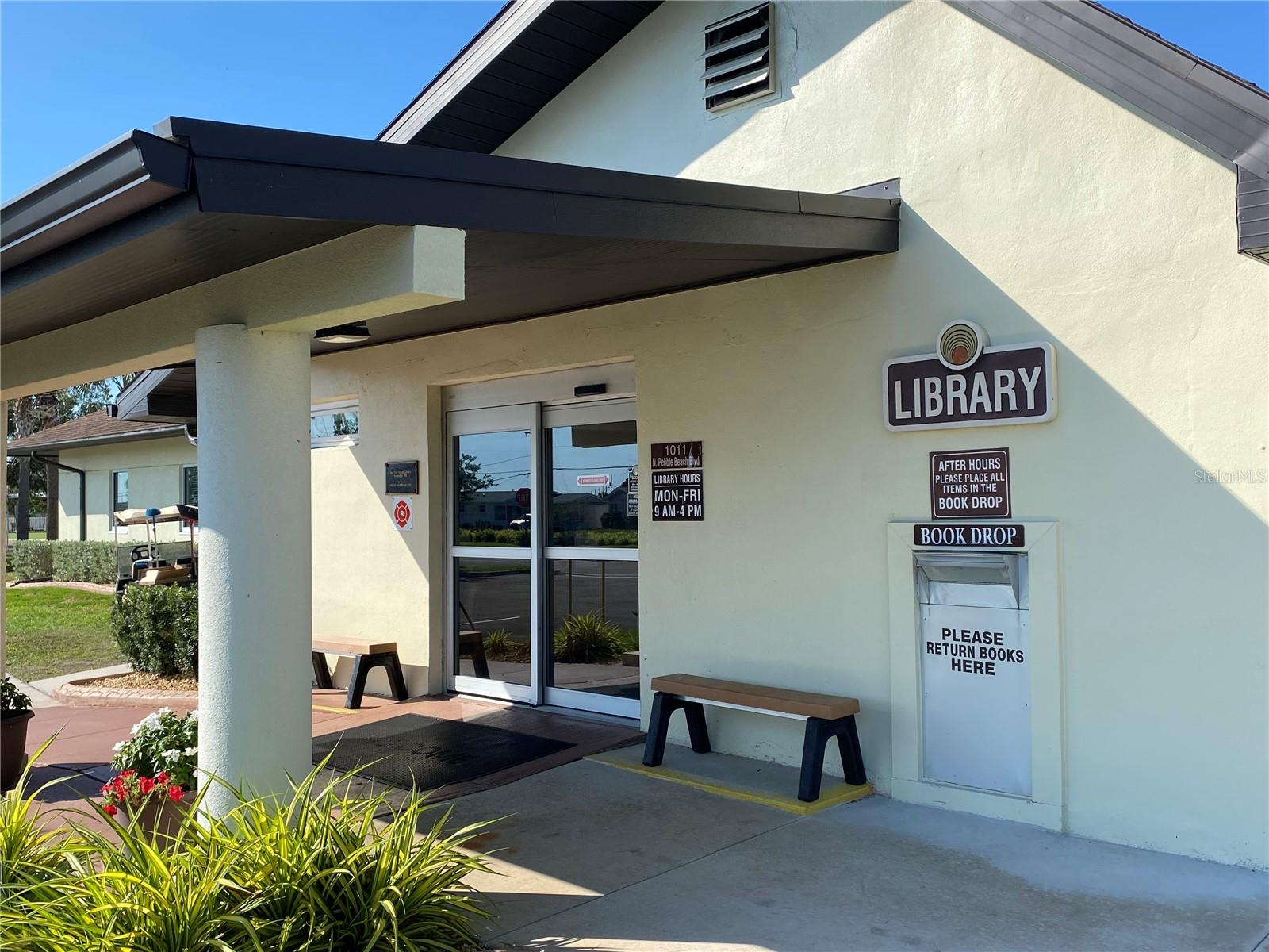 Library and after hours drop box