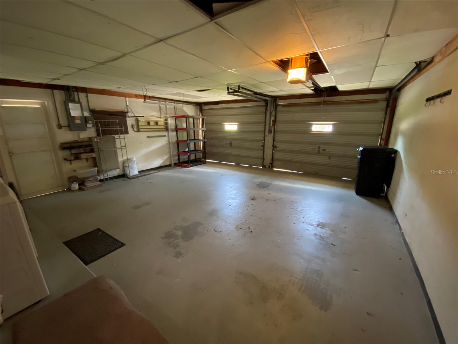 Garage from door in house