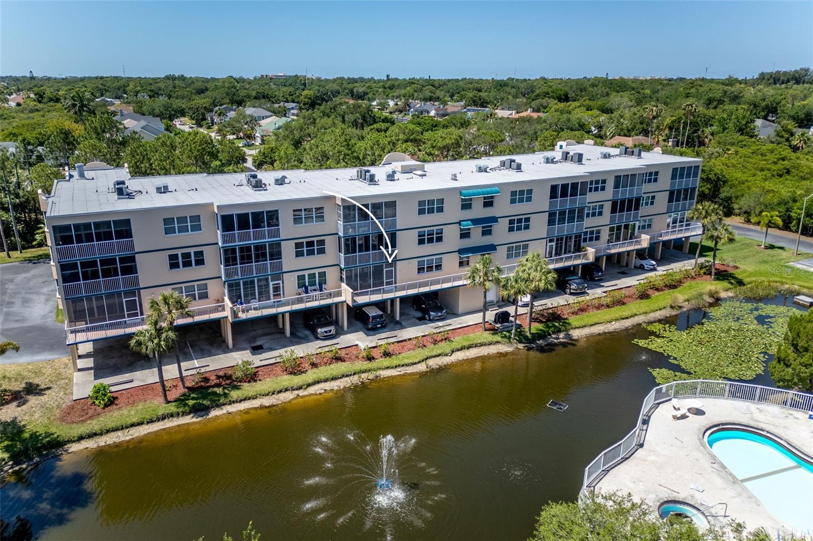 Aerial View of Back of Building