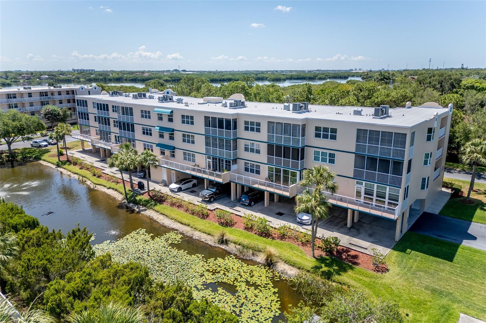 Aerial of Back of Building