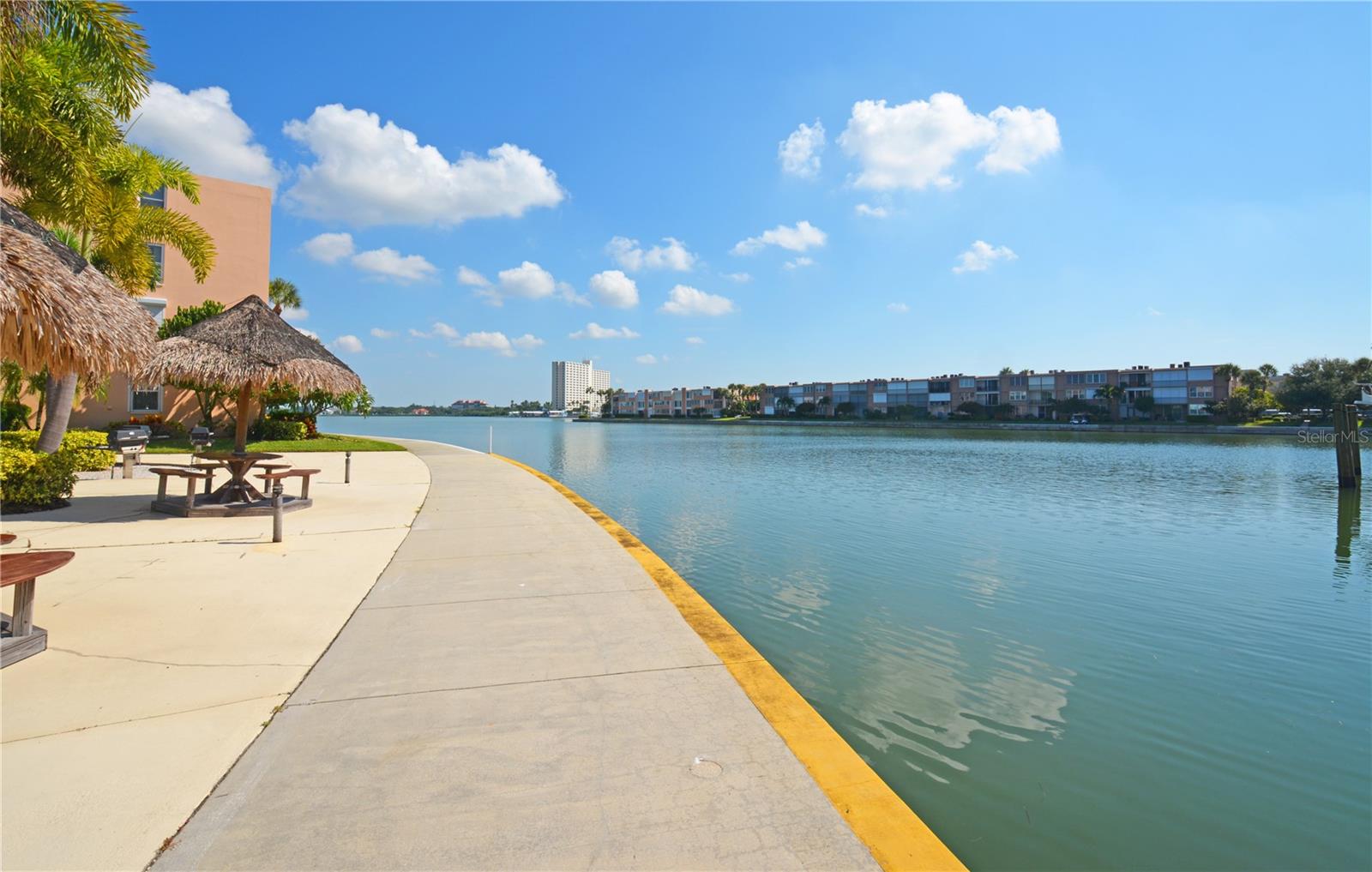 Over a full mile of sidewalks along the water's edge.