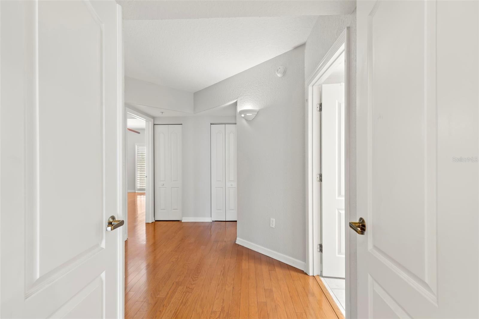 Enter into the two very large bedrooms with walk-in closets and en-suite bathrooms.