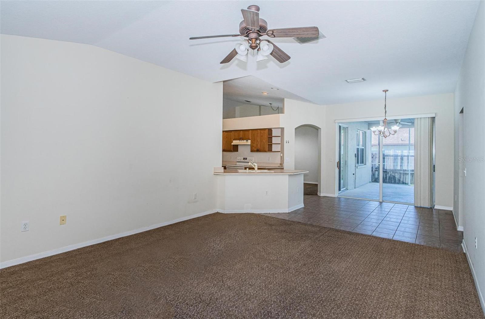 Family room and breakfast nook