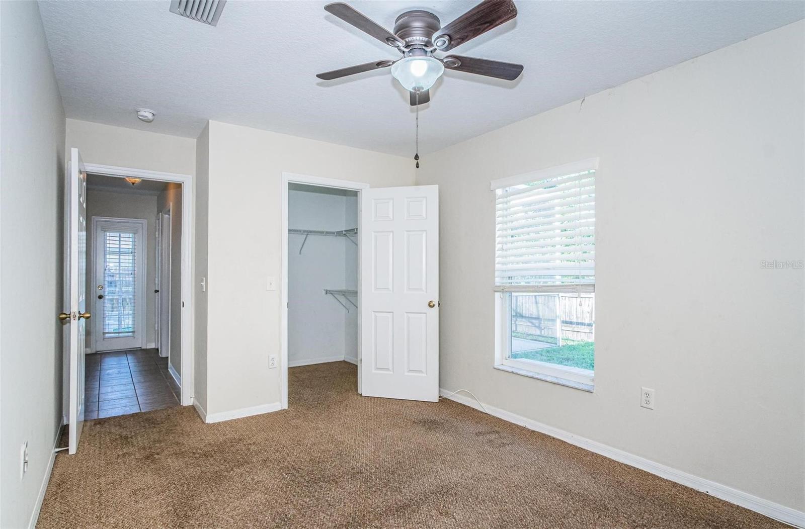 4th bedroom is adjacent to bathroom & pool. Walk-in closet