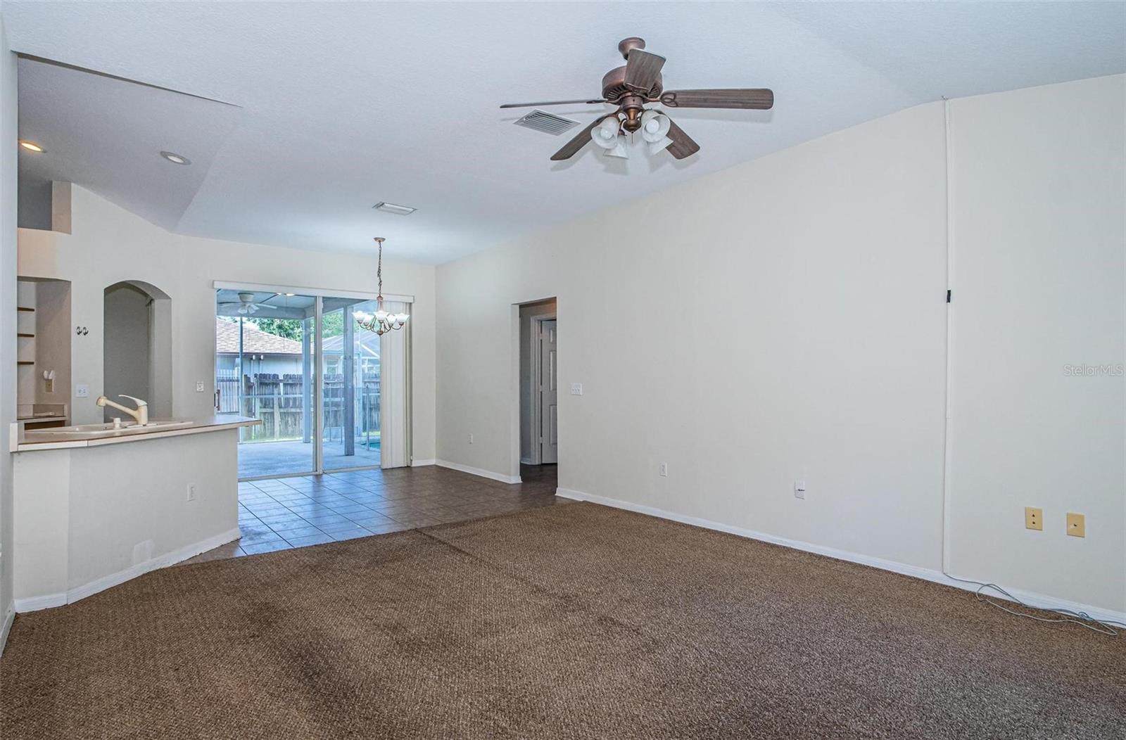 Family room and breakfast nook