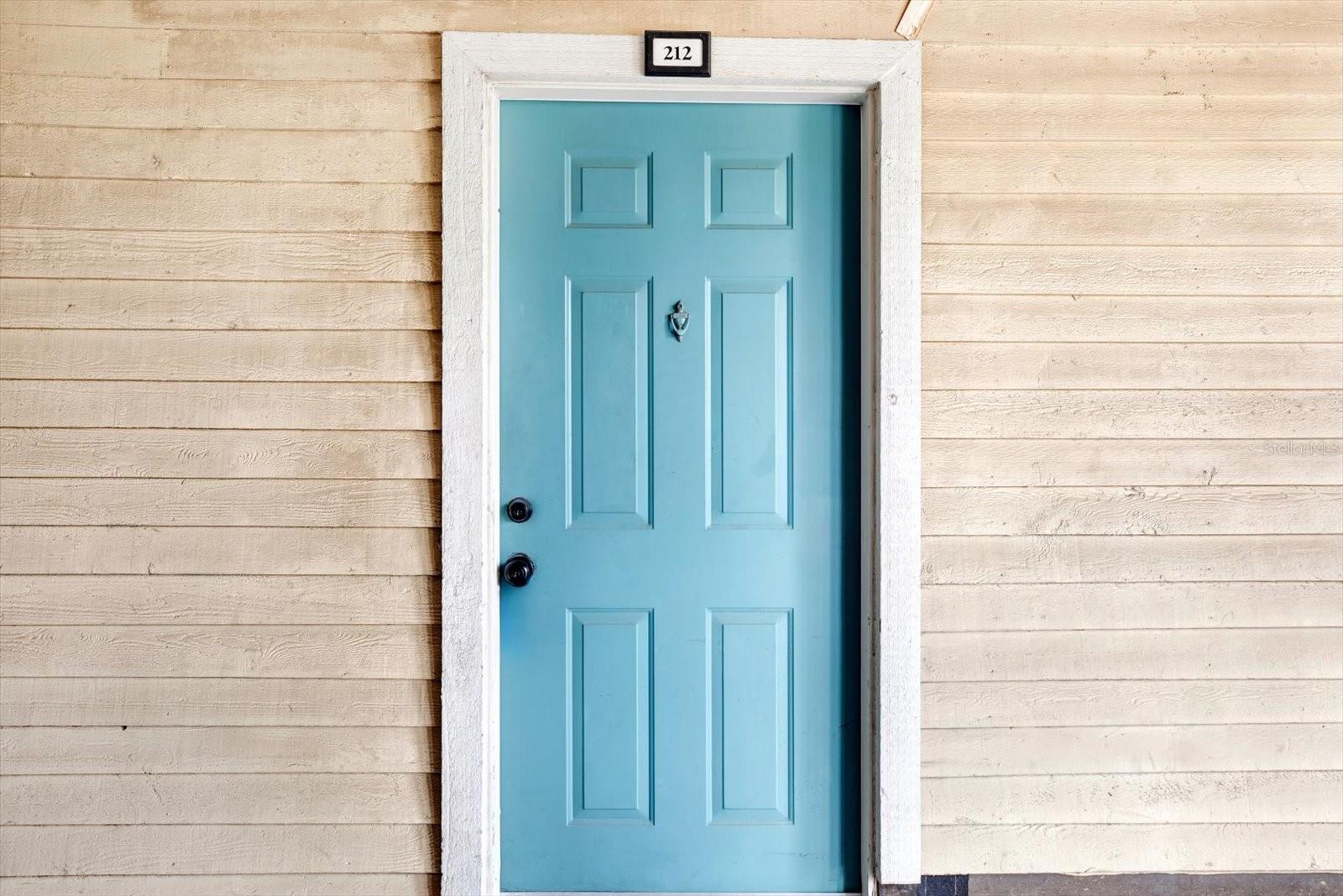 Apartment door