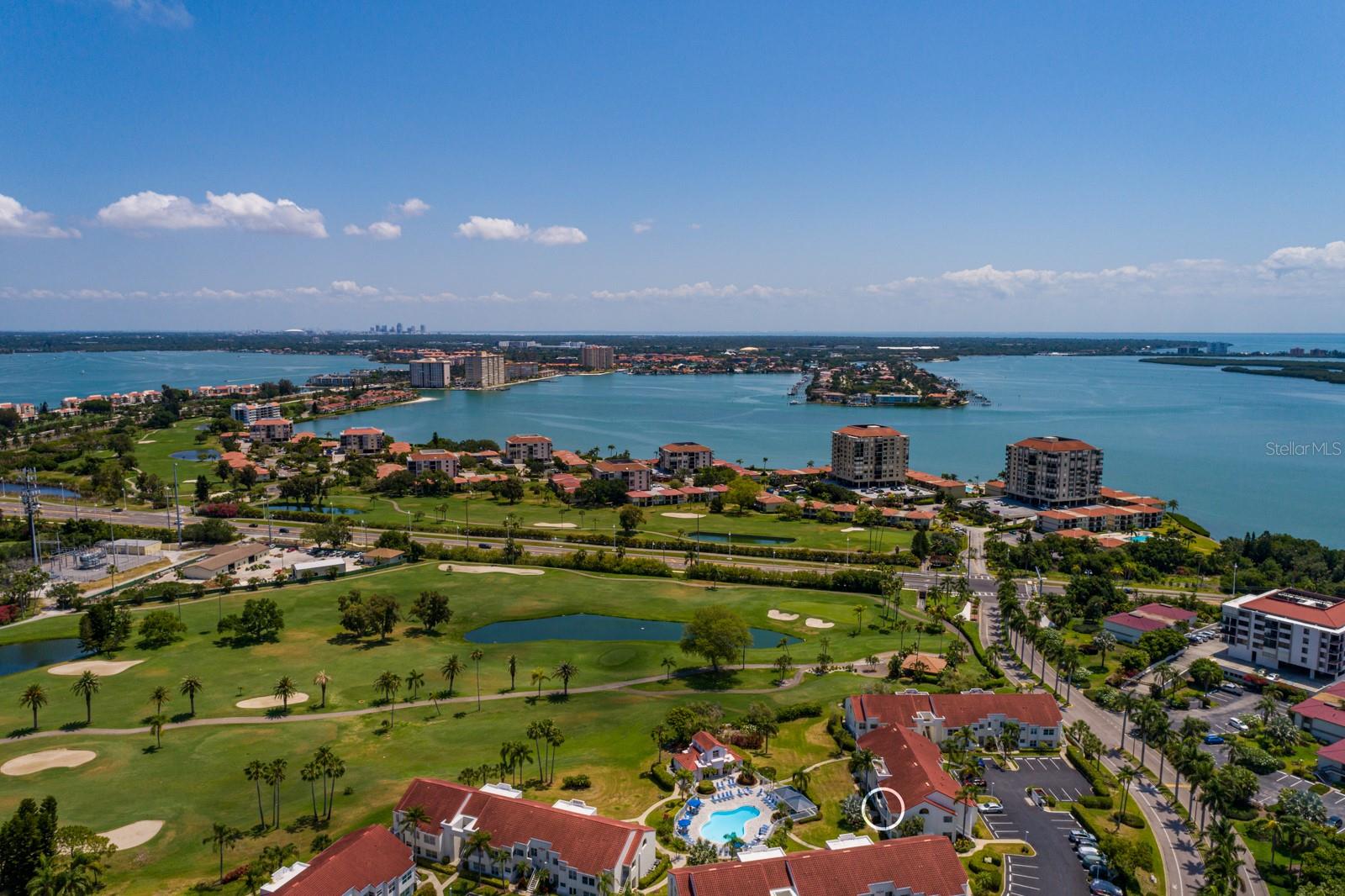FEW MINUTES TO DOWNTOWN ST PETE IN THE BACKGROUND