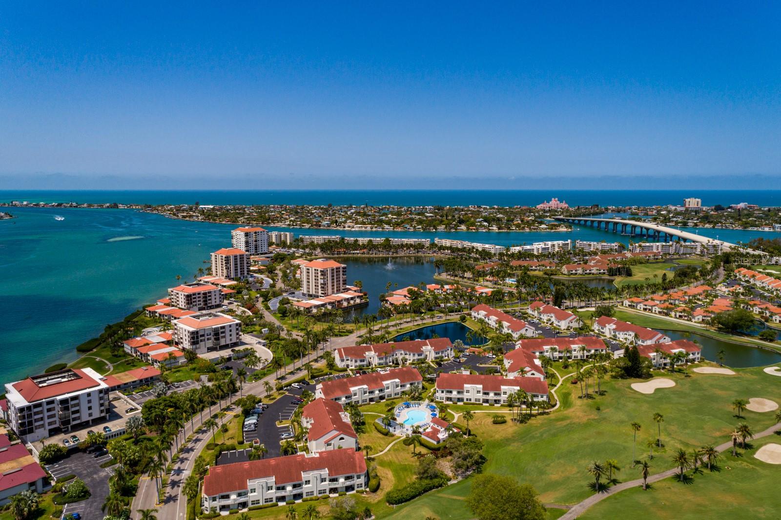 VIEW OF PASS-A-GRILLE AND ST. PETE BEACH