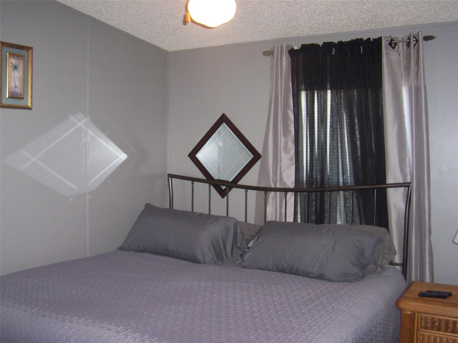 Guest room which can accommodate a king size bed such as this one!