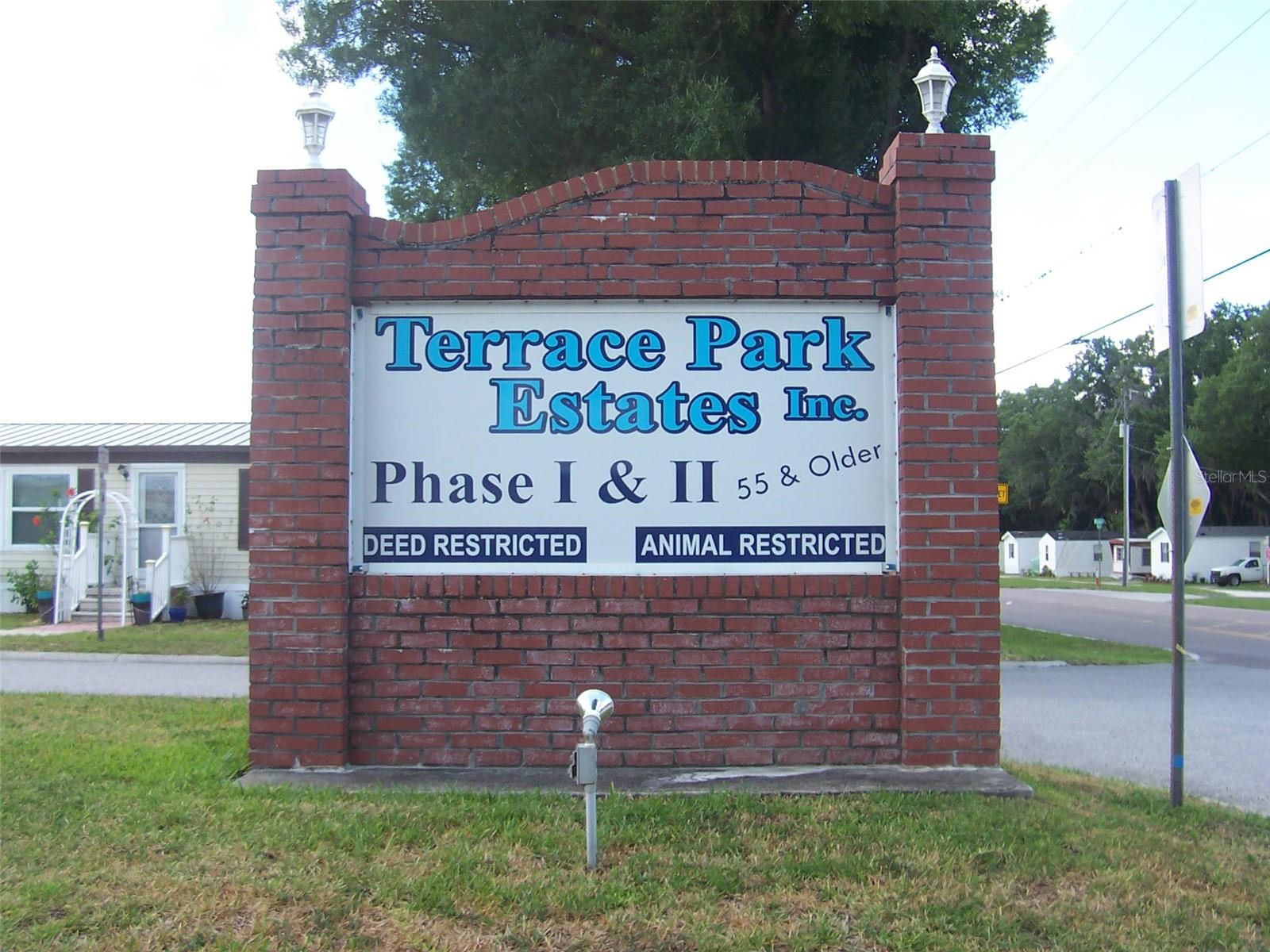 Terrace Park is a deed restricted community.