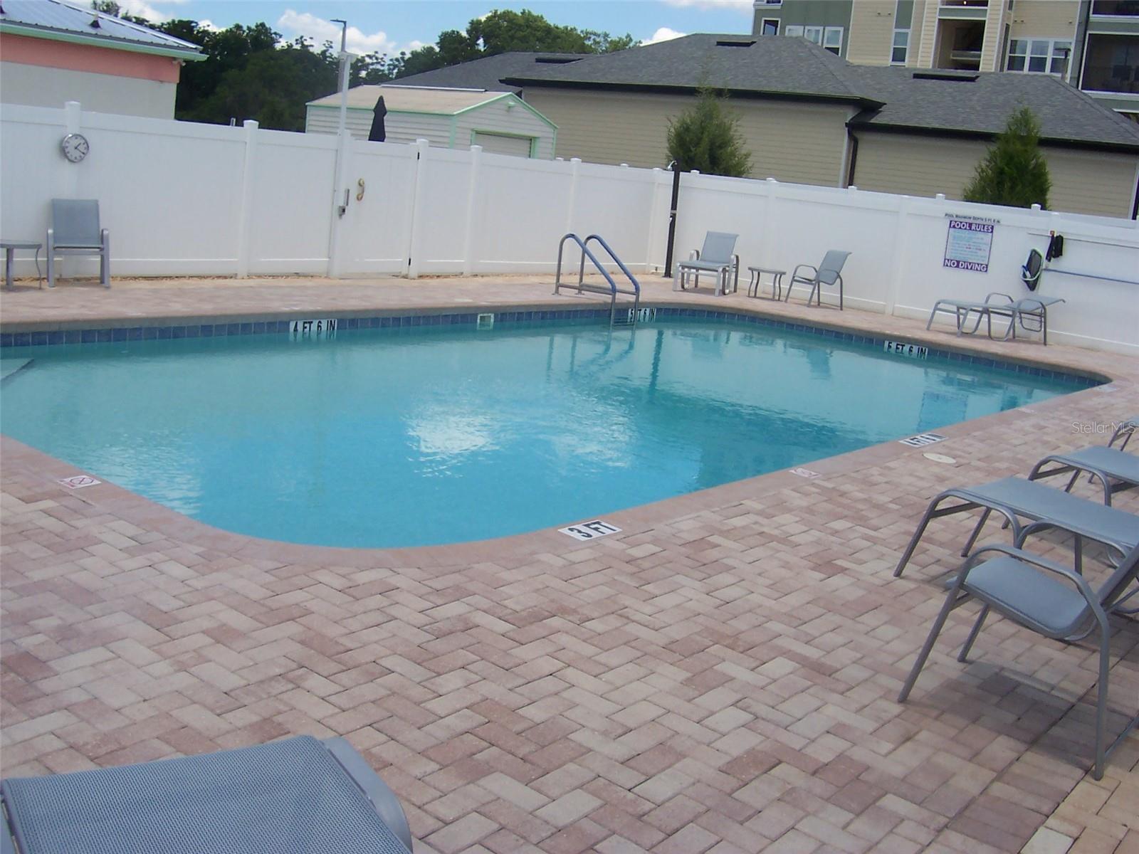 Nice lanai around the pool area.