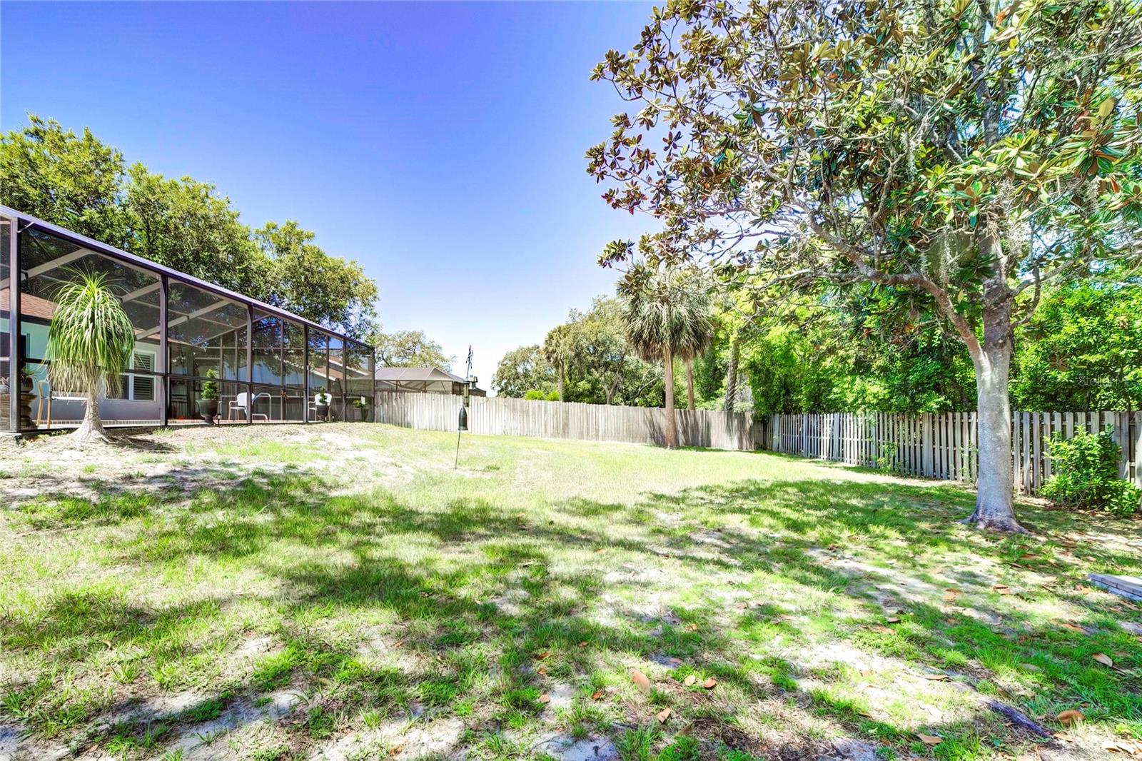 full land view of back yard