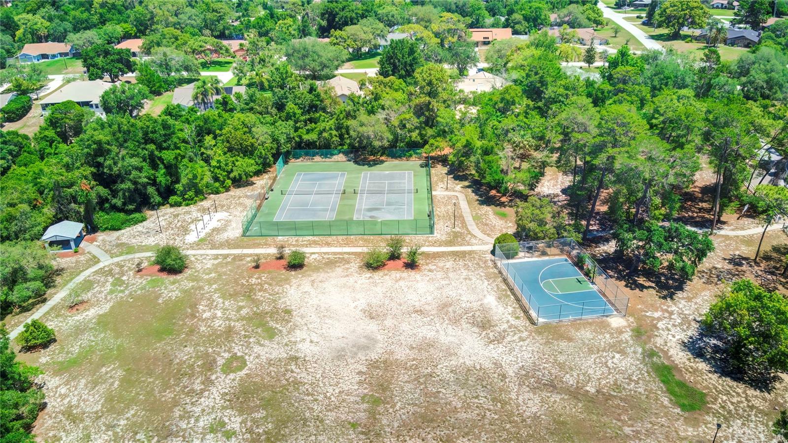 tennis courts