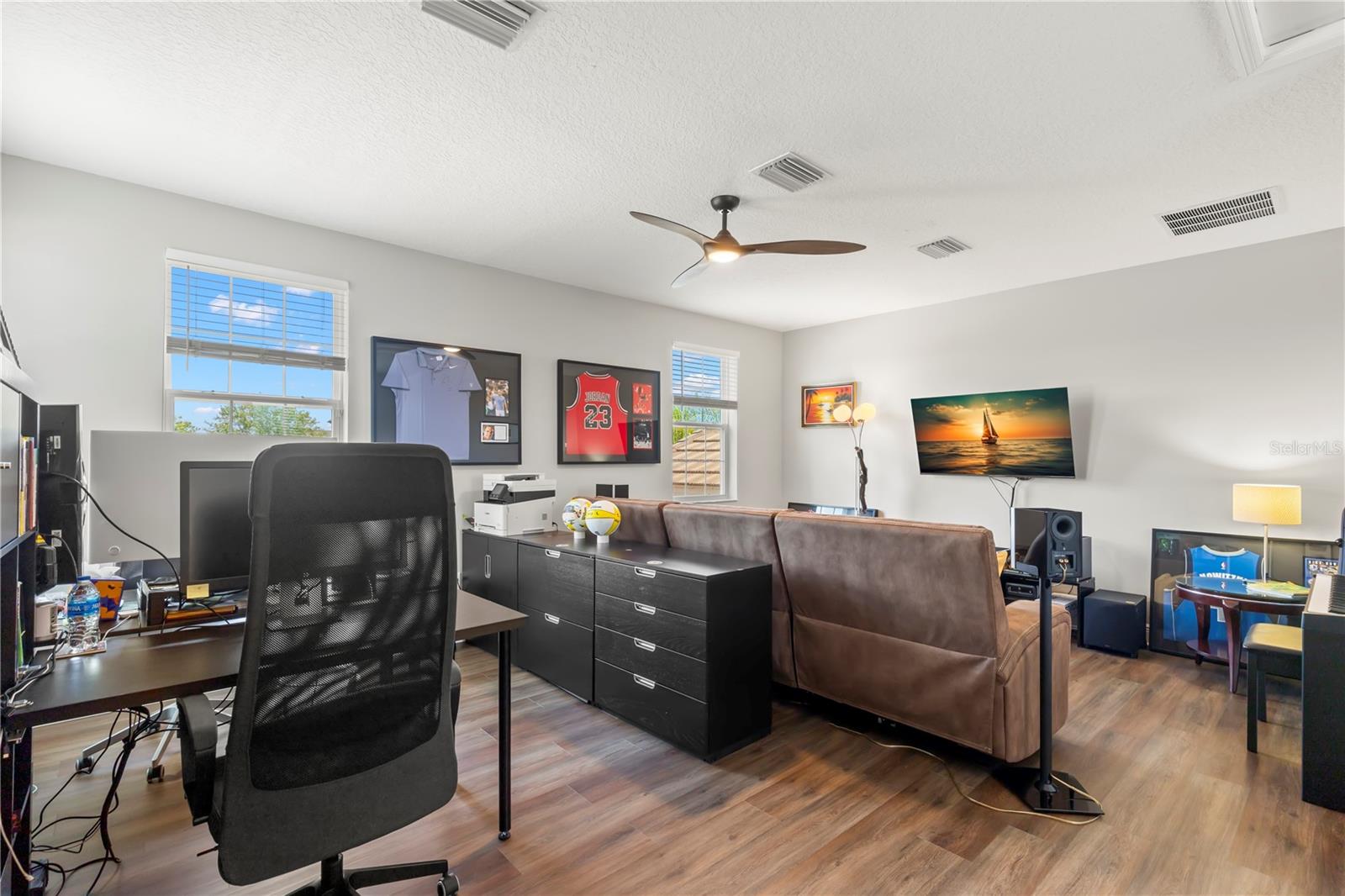 Upstairs Bonus Room can be converted to a 5th bedroom, used as a game room, office, craft room, play room, media room - the possibilities are endless!